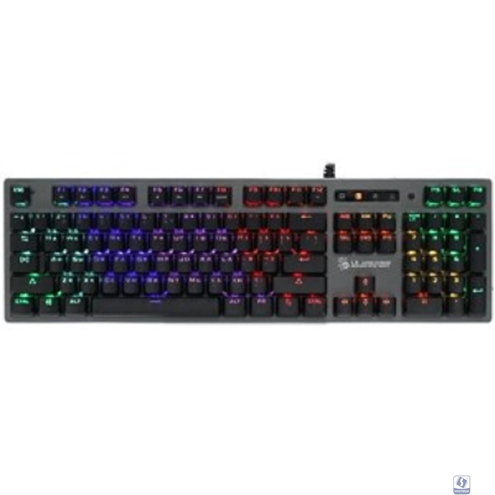 Клавиатура A4Tech Bloody B765 механическая серый USB for gamer LED (B765 GREY/NEON (GREEN SWITCH))