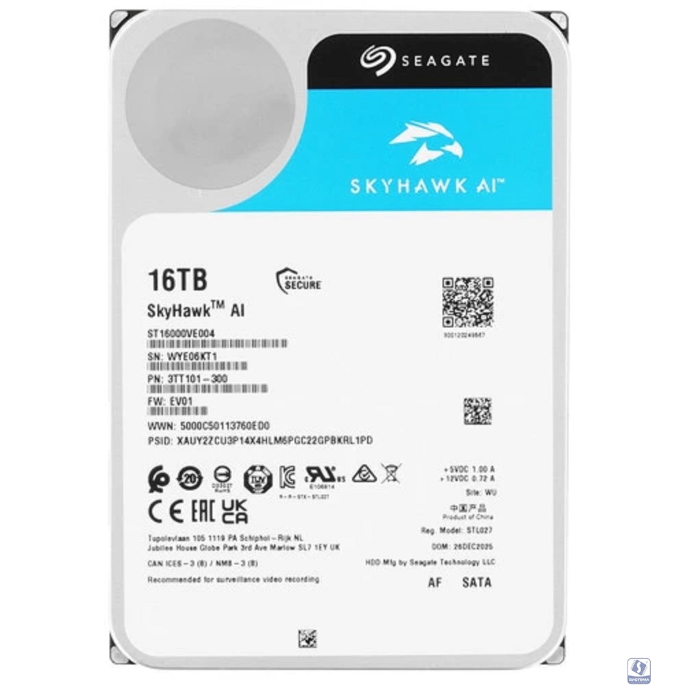 16TB Seagate SkyHawkAl (ST16000VE004) 