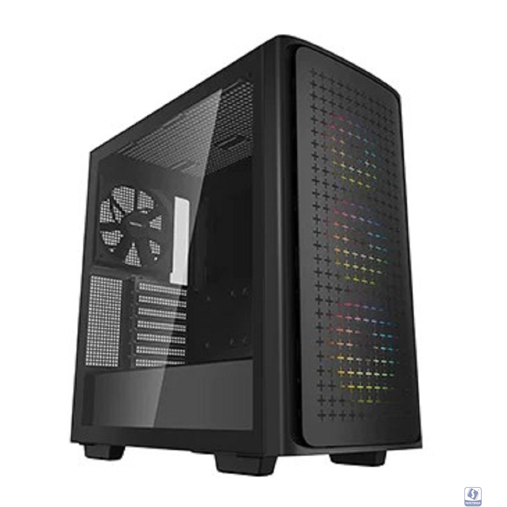 Deepcool CK560 черный без БП ATX 2x120mm 1x140mm 2xUSB3.0 audio bott PSU