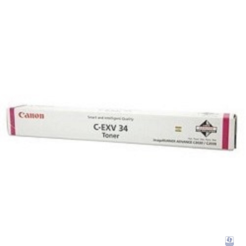 Canon C-EXV34M 3784B002 Тонер-картридж для IR Advance-C2000ser / C2020 / C2025 / C2030, Пурпурный, 16000стр. (CX)