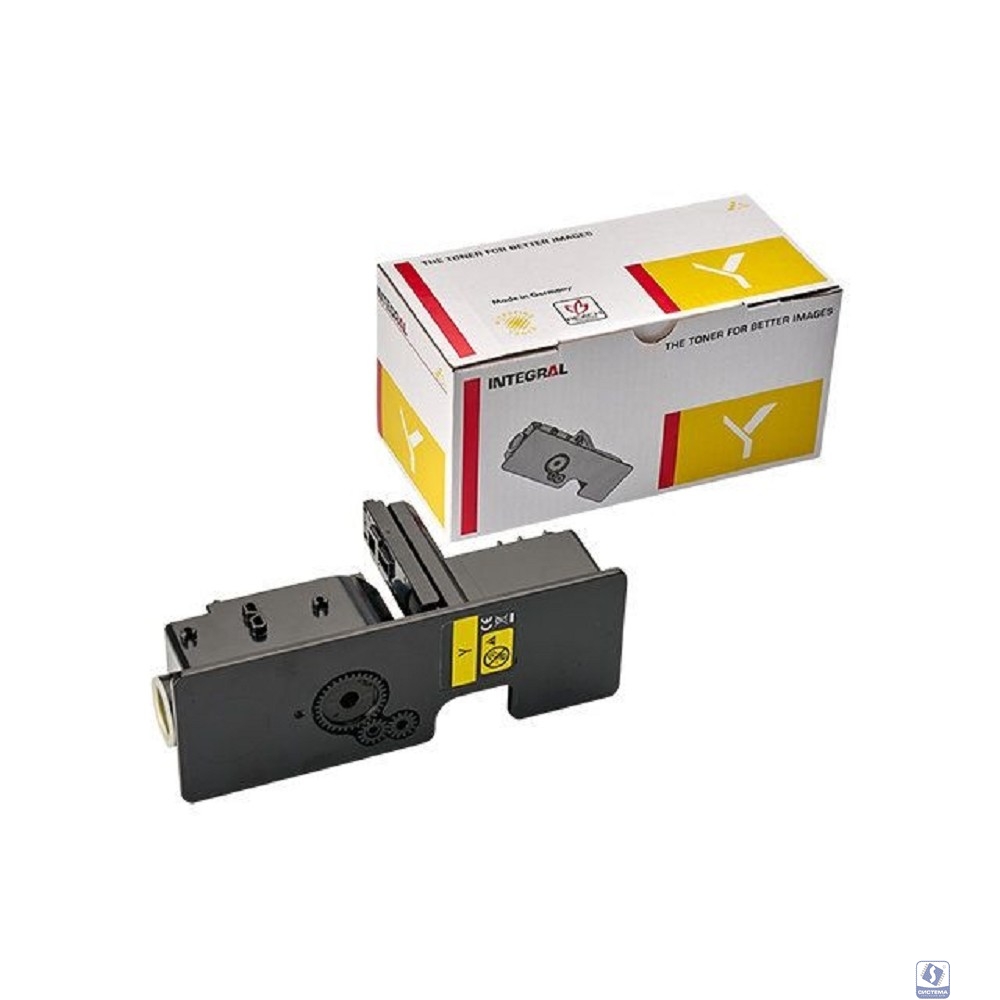 Тонер-картридж Integral TK-5240Y с чипом для KyoceraEcosys M5526cdn, M5526cdw, P5026cdn, P5026cdw желтый используется как TK 5240Y (Европейская версия) (с чипом). Ресурс 3,000 страниц. В коробке штук 