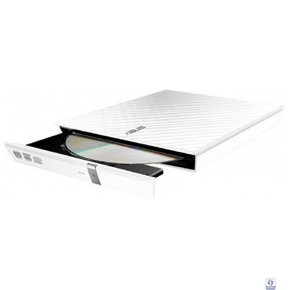 ASUS White Slim Ret. Karim Rashid Collection SDRW-08D2S-U LITE, USB, Белый 90-DQ0436-UA221KZ