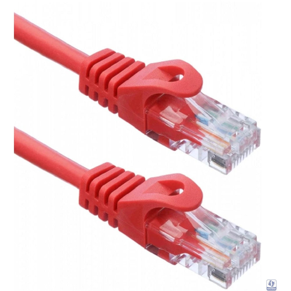 Кабель ACD Патч-корд ACD-LPU5E-50R |ACD-LPU5E-50R| Cat5e UTP 24AWG 4Pair, 7/0.18мм CCA Красный, 5.0м, (741630) 