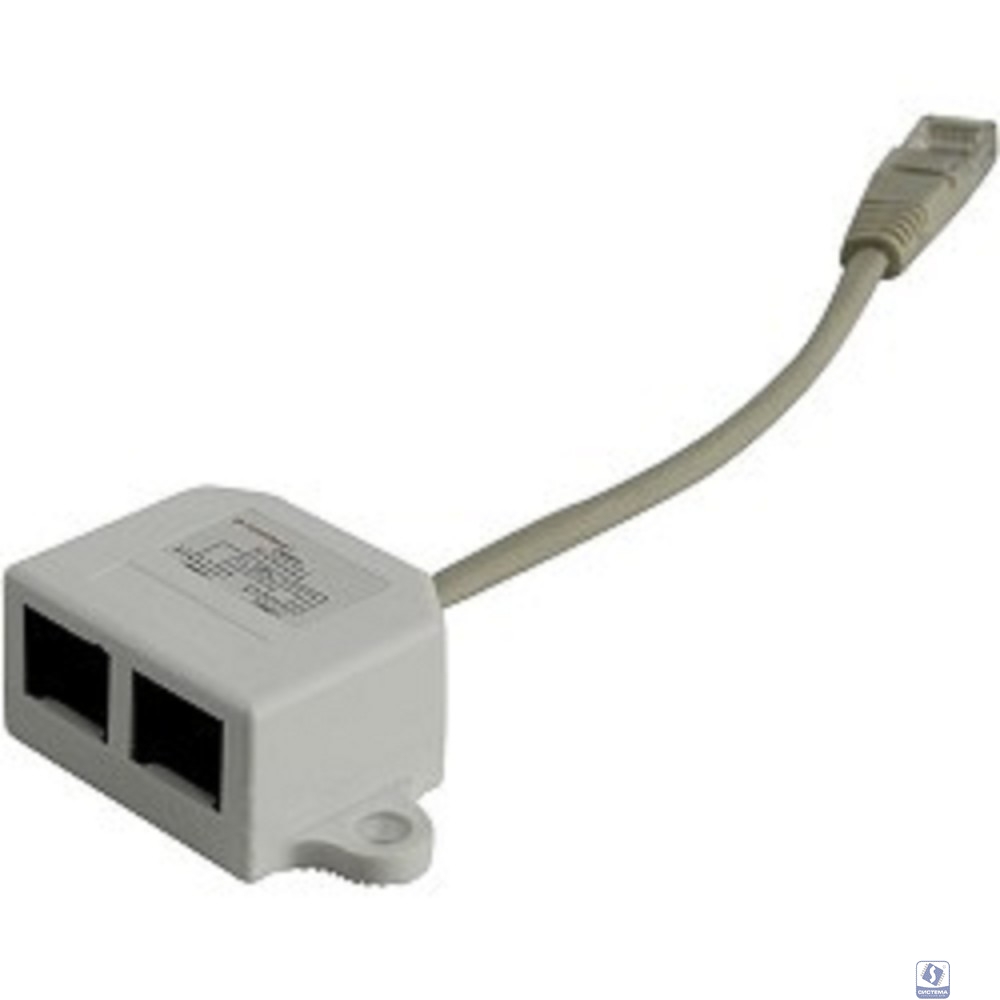 5bites LY-SB026B-A Разветвитель (сплиттер)  1*RJ45 T568A/T568B -> 2*RJ45 10/100 BASE-T