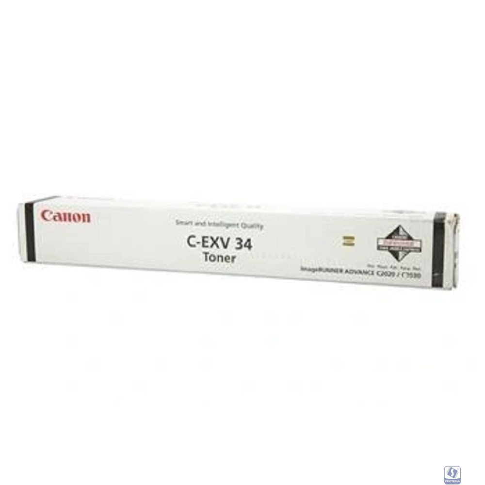 Canon C-EXV34BK 3782B002 Тонер для IR Advance-C2000ser / C2020 / C2025 / C2030, Черный, 23000 стр. (CX)