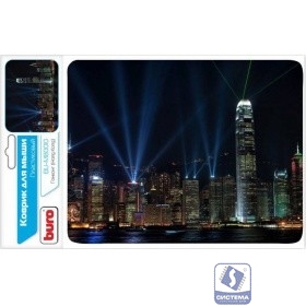 Коврик для мыши Buro BU-M80010 рисунок/Гонконг [291857]