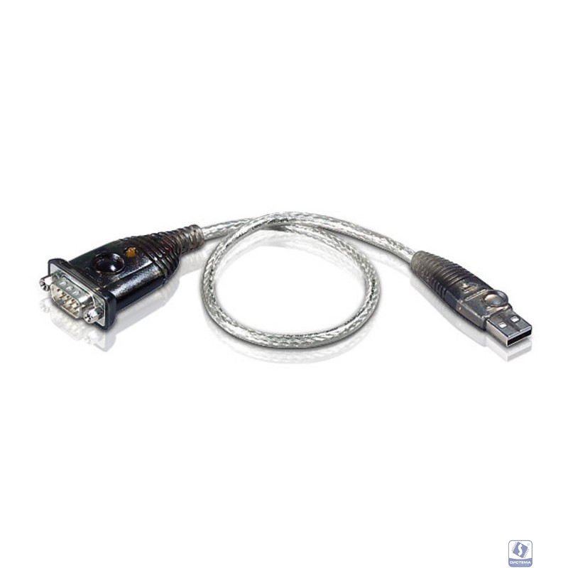 ATEN UC232A1 Адаптер, USB<=>RS232, А-тип> DB 9, Male>Male, USB 1.1, (для подключения COM устройств к компьютеру) 1.2м