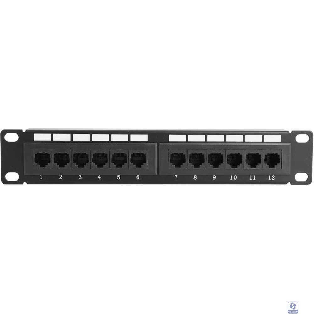 5bites Патч-панель PPU55-10 UTP / 5E / 12P / KRONE / 110 / DUAL IDC / 1U / 10"