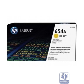 Картридж лазерный HP 654A CF332AC желтый (15000стр.) для HP CLJ Ent M651n/M651dn/M651xh/M680dn