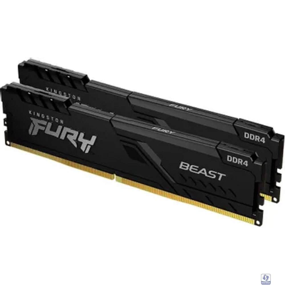 Kingston DDR4 DIMM 32GB Kit 2x16Gb KF436C18BBK2/32 PC4-28800, 3600MHz, CL18
