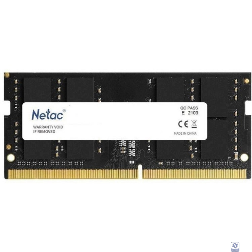 Память SO-DIMM DDR4 16Gb PC21300 2666MHz CL19 1.2V Netac RTL (NTBSD4N26SP-16)