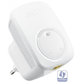 ZYXEL WRE2206-EU0101F Точка доступа/мост/повторитель Zyxel WRE2206, 802.11b/g/n (300 Мбит/с), 1xLAN