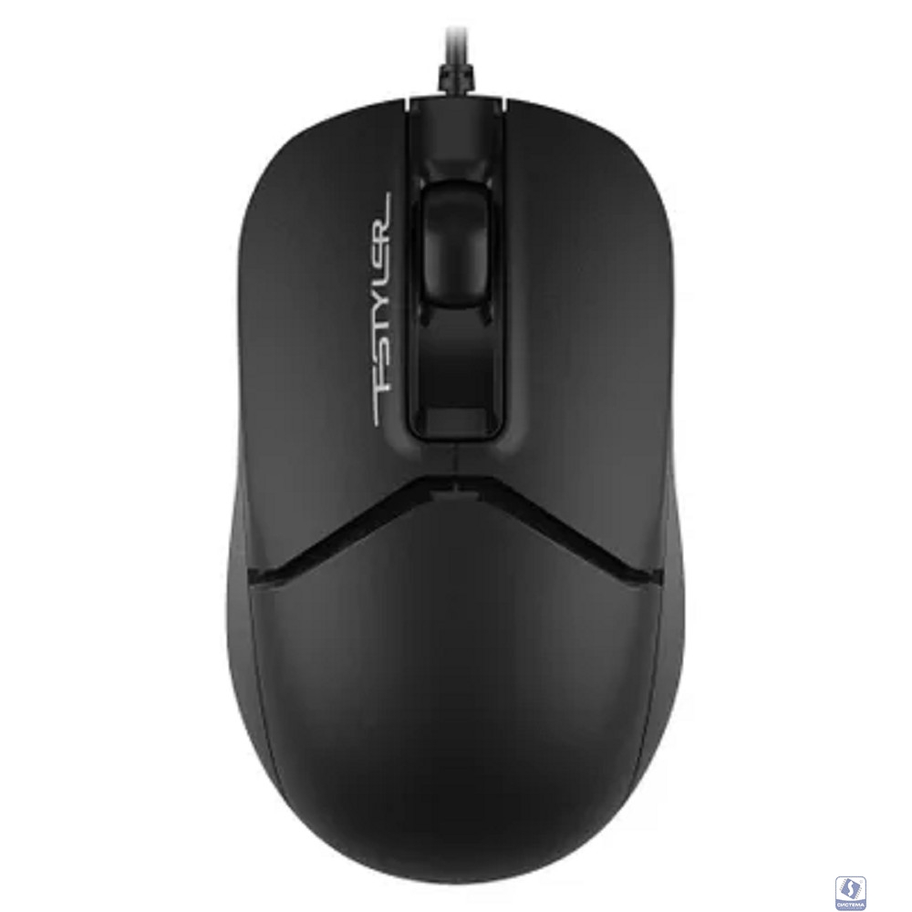 Мышь A4Tech Fstyler FM12 черный оптическая (1200dpi) USB (3but)