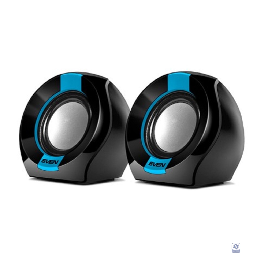 SVEN 150, чёрный-синий (5 Вт, питание USB)