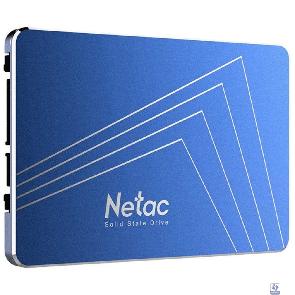 SSD 2.5" Netac 480Gb N535S Series <NT01N535S-480G-S3X> Retail (SATA3, up to 540/490MBs, 3D NAND, 280TBW, 7mm)