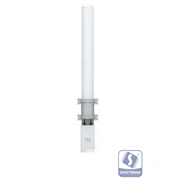 UBIQUITI AMO-5G13 Антенна всенаправленная MIMO 2x2 , диапазон частот - 5.15-5.85 GHz, коэффициент усиления - 13dBi