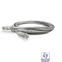 Aopen Патч-корд UTP кат.5е 3м серый [ANP511_3M] [6938510884435]