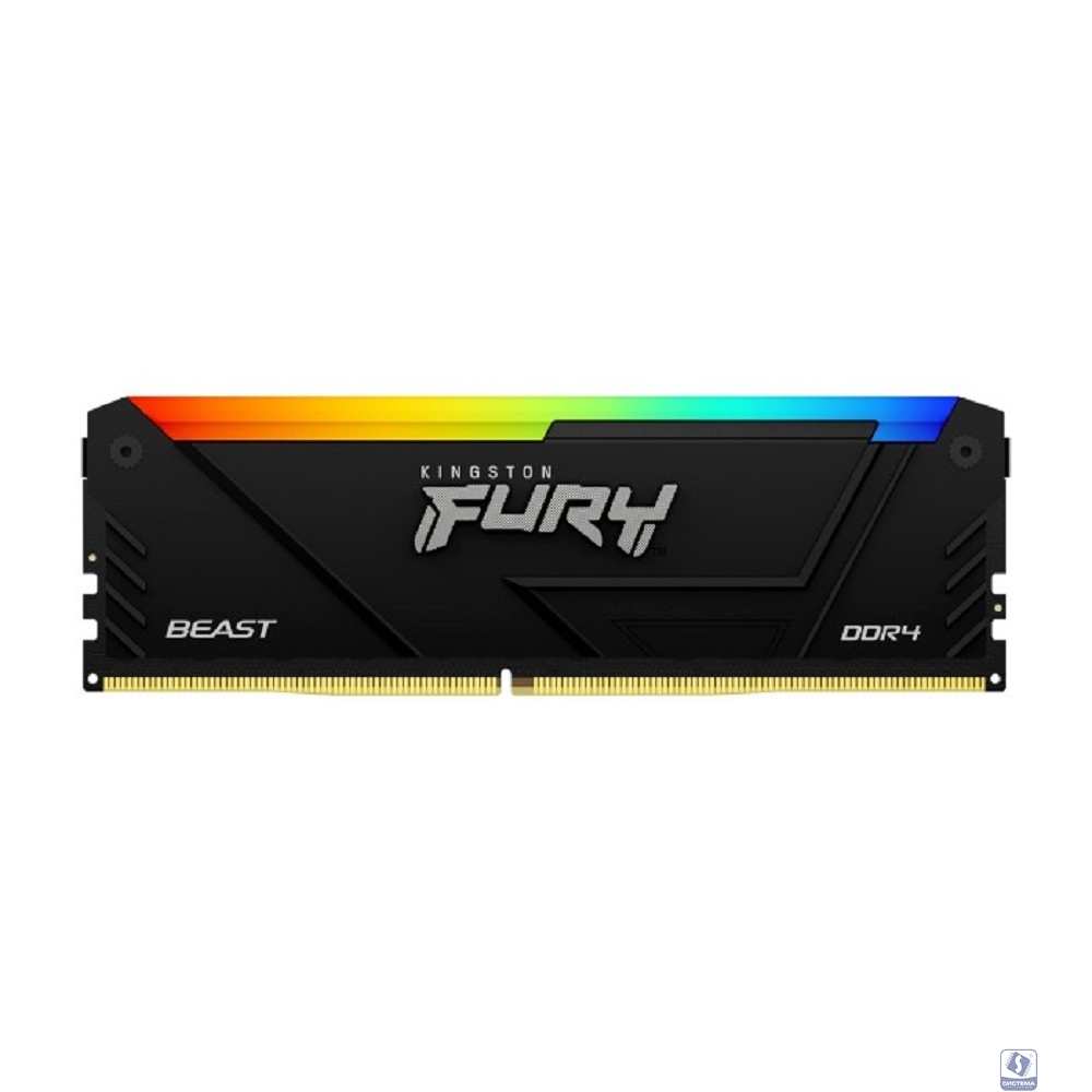 Kingston DDR4 DIMM 32GB 3600MT/s CL18 FURY Beast RGB KF436C18BB2A/32