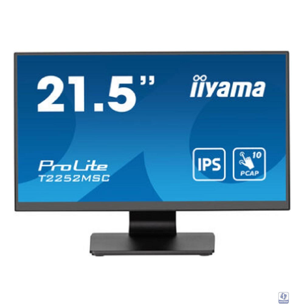 LCD Iiyama 21.5" T2252MSC-B2 TOUCH черный 