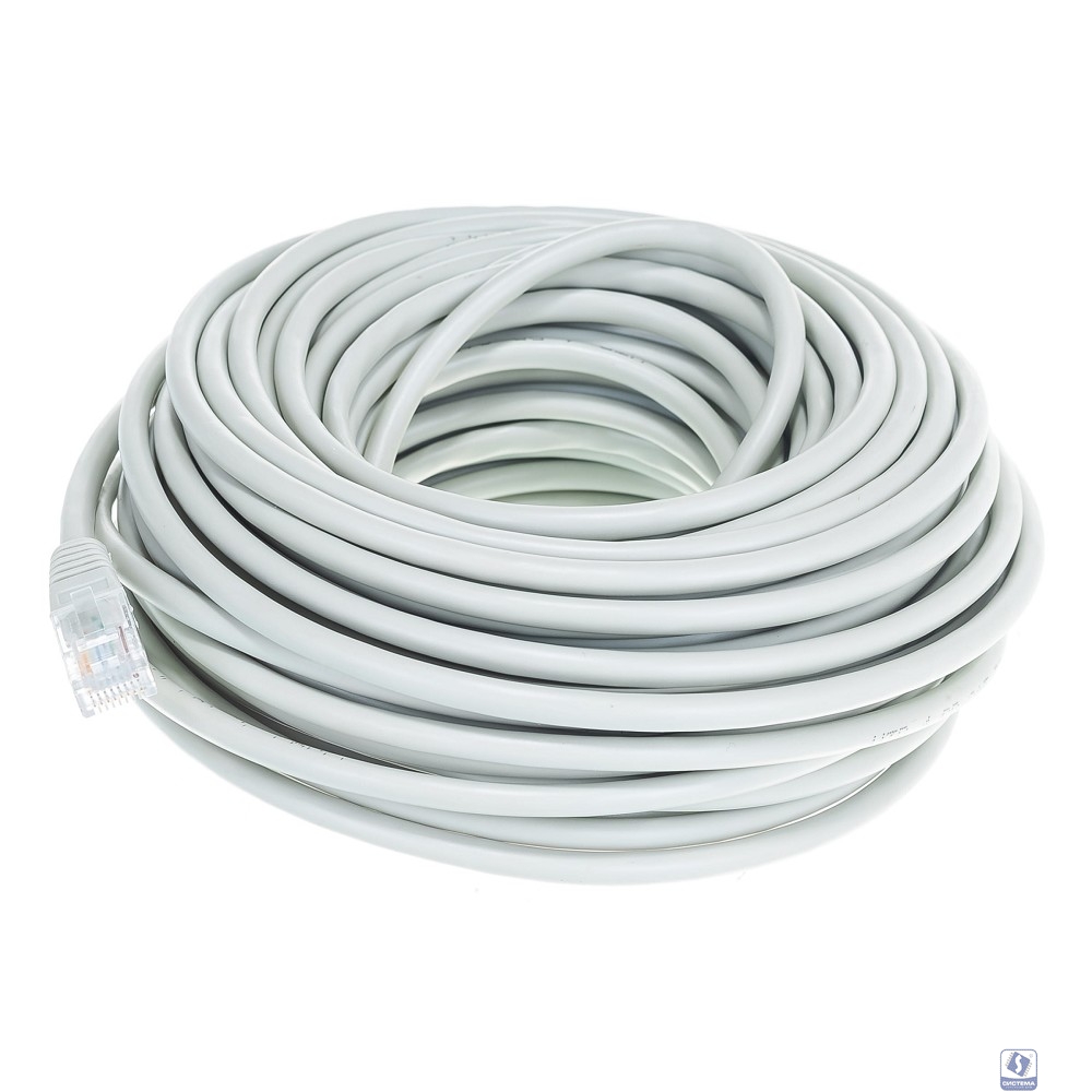 Cablexpert Патч-корд UTP PP12-20M кат.5e, 20м, литой, многожильный (серый)