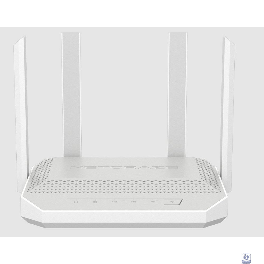 Netcraze Giga (NC-1012) Мультигигабитный интернет-центр с Mesh Wi-Fi 6 AX3000, Smart-коммутатором 1x2.5G/SFP и 4x1G, многофункциональными портами USB 3.0 и 2.0