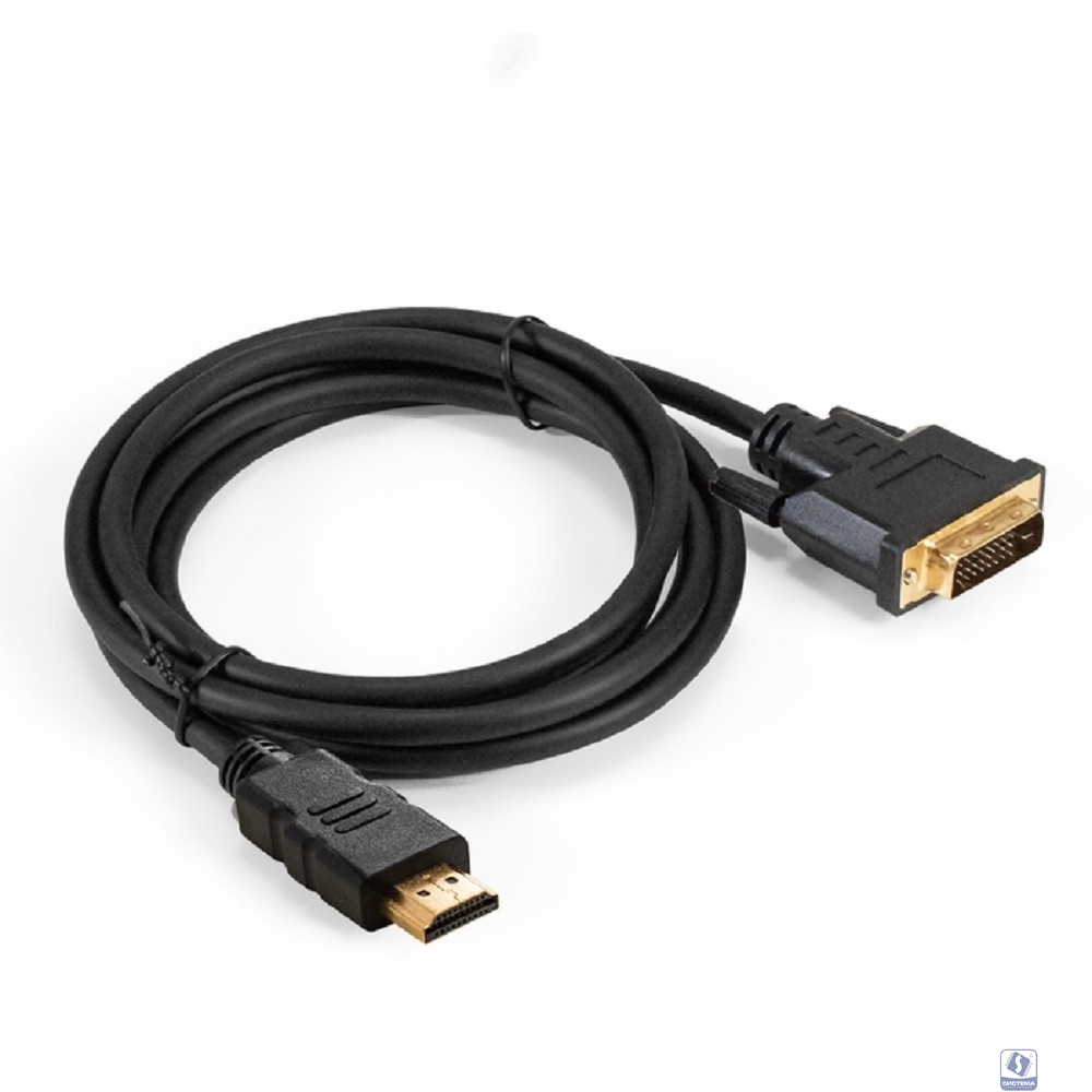 Exegate EX294673RUS Кабель HDMI-DVI-D ExeGate EX-CC-HDMIM-DVI2M-2.0 (19M/(24+1)M, dual link, 2м, позолоченные контакты)