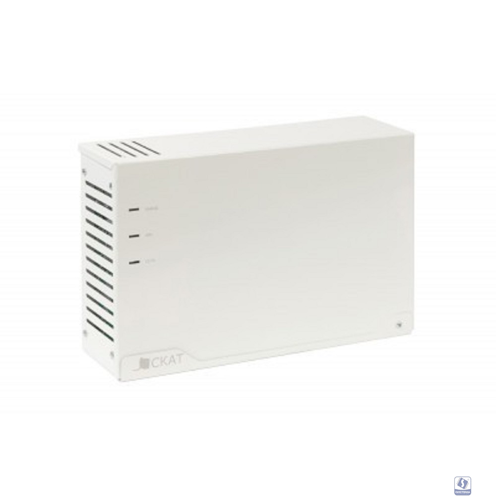 БАСТИОН СКАТ-1200 (СКАТ ИБП-12/5-2x7) источник питания 12 В, 5А, корпус под АКБ 2х7Ач или 1х17Ач, МПТ  (90)