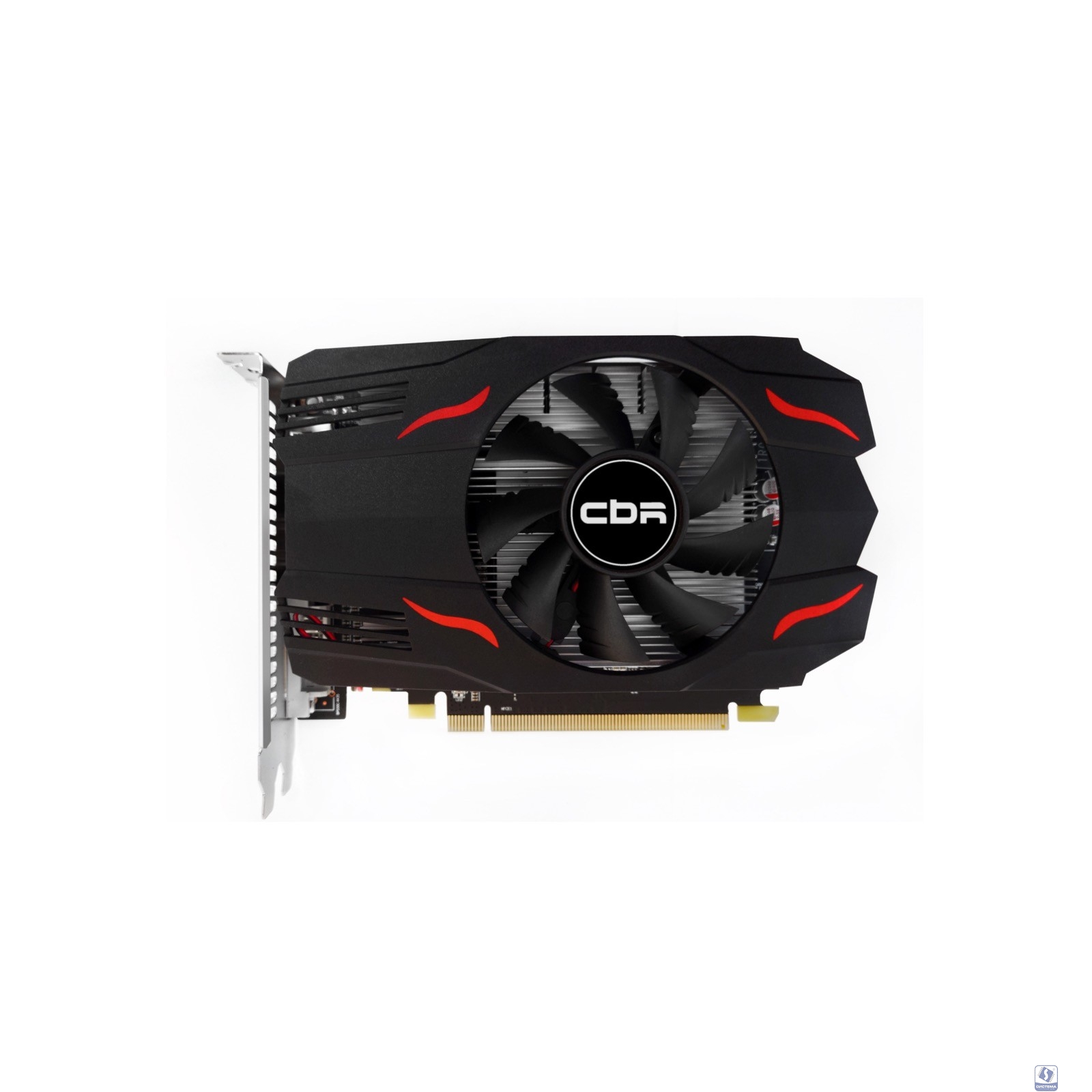 Видеокарта CBR Radeon RX 550 4G GDDR5, 128BIT, 896, 1175MHz, Single fan, PCIE 3.0, 50W (DVI/HDMI/DP) [VGA-STX550-4G-RTL]