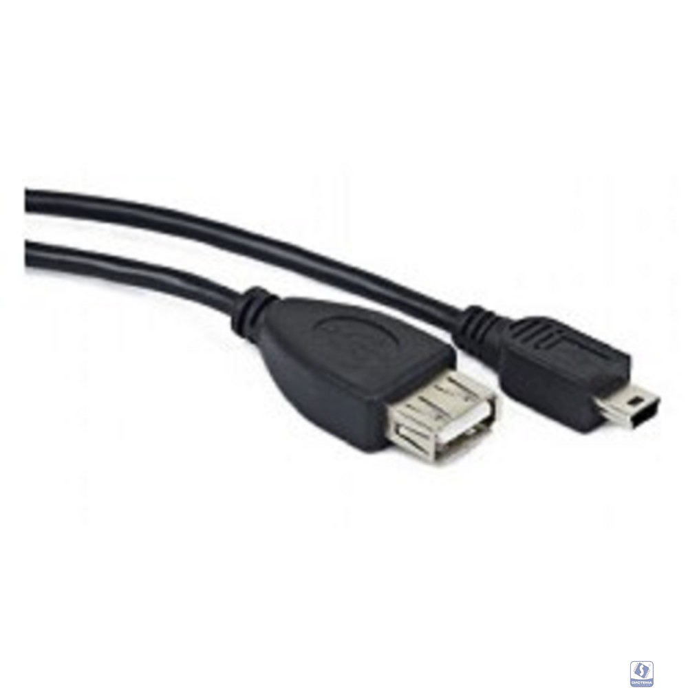 Gembird/Cablexpert  A-OTG-AFBM-002 AF/Mini-BM,  Кабель USB 2.0 OTG , 0.15м, пакет 