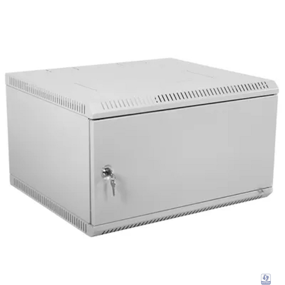 ЦМО Шкаф телекоммуникационный настенный разборный 6U (600х350) дверь металл (ШРН-Э-6.350.1) (1 коробка)