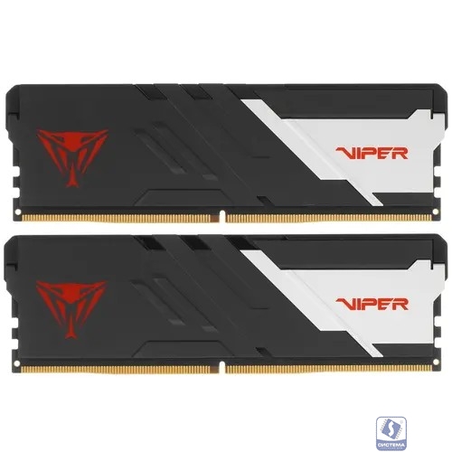 Patriot DDR5 DIMM 32Gb 2x16Gb 7000MHz PVV532G700C32K Viper Venom RTL Gaming PC5-56000 CL32 DIMM 288-pin 1.45В kit с радиатором Ret