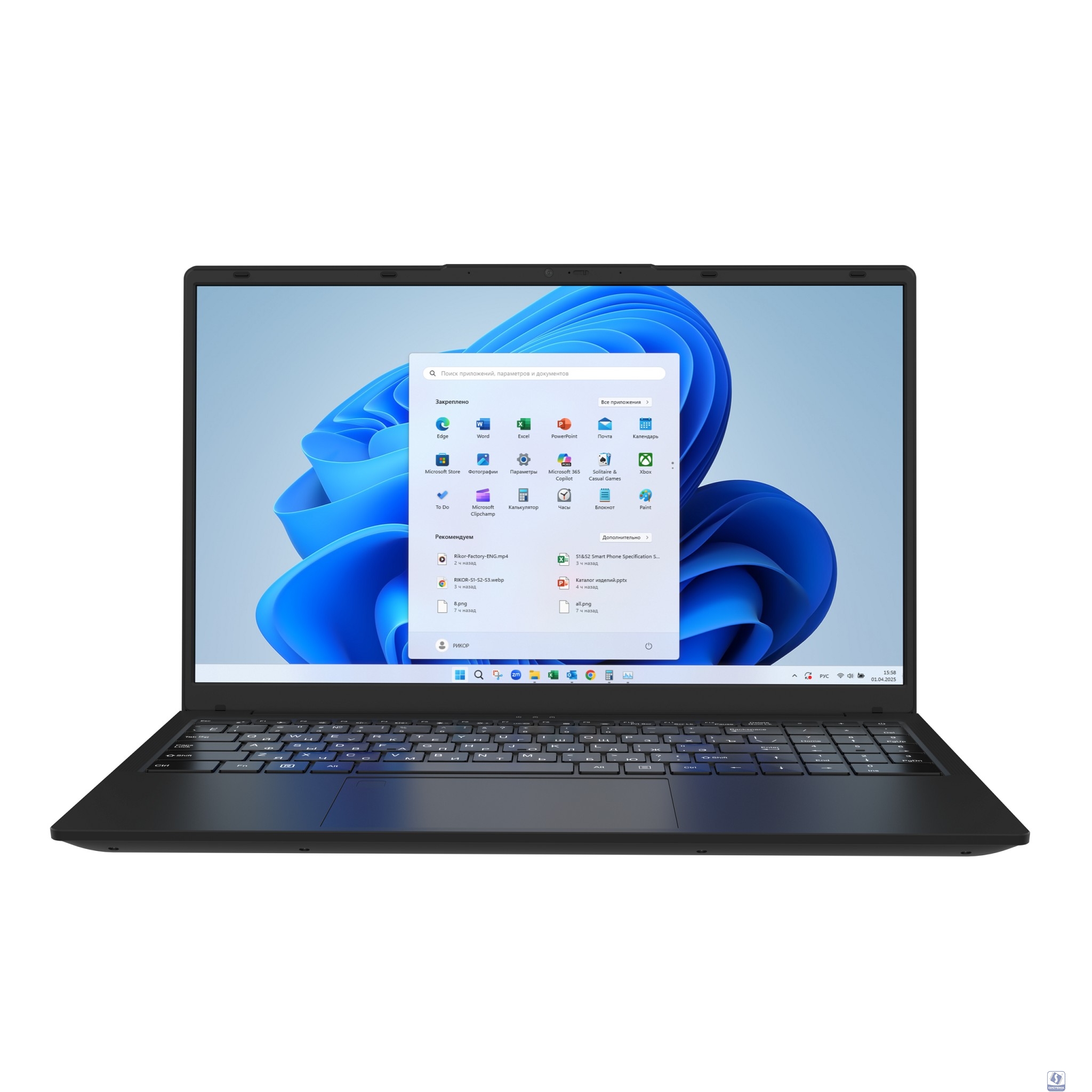 Ноутбук серии Rikor модель R-N NINO 203.2/IC-025 (КДБА.466259.018-03) Art: PRO 5 15” OM-05/Intel i5-1235U/2x8Gb/1x512Gb/Реестр МПТ