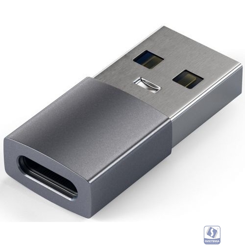 Satechi [ST-TAUCM] Адаптер Type-C USB Adapter USB 3.0 to Type-C, Серый ST-TAUCM