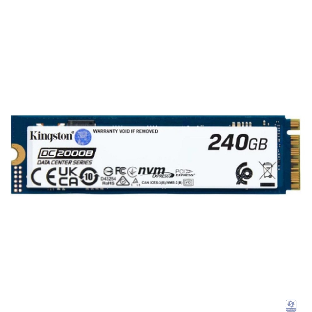 Твердотельный накопитель SSD Kingston SEDC2000BM8/240G M.2 2280 240GB DC2000B Enterprise SSD PCIe Gen4x4