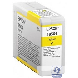 EPSON C13T850400 Картридж для SC-P800, жёлтый, 80 мл. (cons ink)