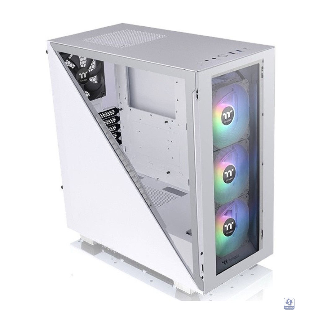 Корпус Thermaltake Divider 300 TG Snow ARGB CA-1S2-00M6WN-01 White/Win/SPCC/Tempered Glass*2/120mm Standard CA-1S2-00M6WN-01 Fan*1/120mm ARGB Fan*3 (527590) 