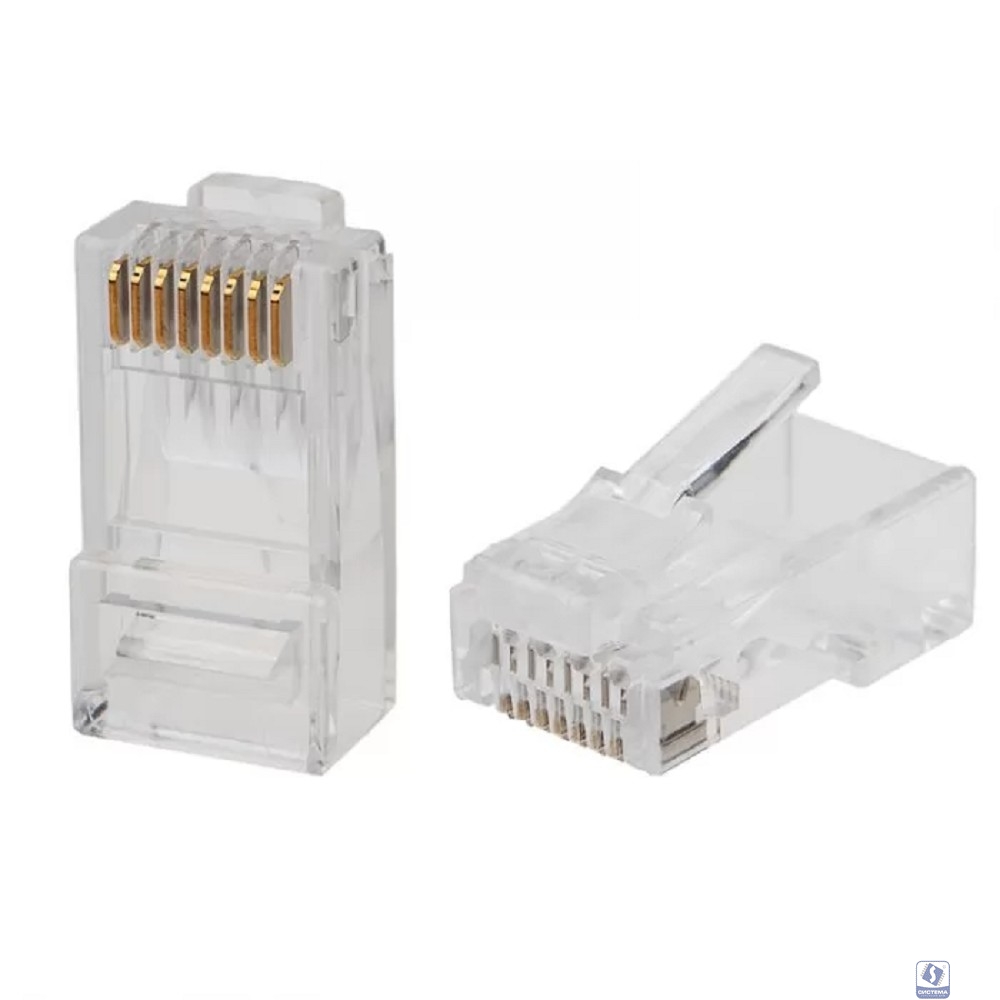 Rexant (05-1031-4) Разъем RJ-45(8P8C) под витую пару, UTP, CAT 6 (упаковка 50 шт)