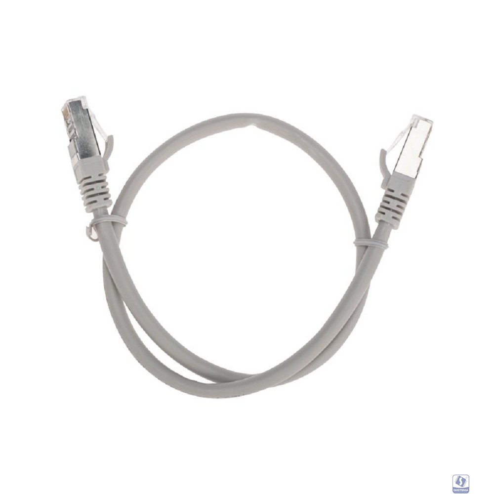 Rexant (02-0390-05) Патч-корд S/FTP, CAT 6A (10G), RJ45-RJ45, 28AWG, LSZH, серый, 0,5м