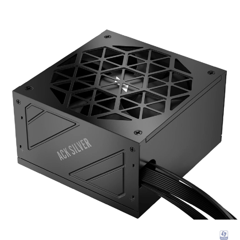 1STPLAYER ACK SILVER 750W Black / ATX 3.1, APFC, 80 PLUS Silver, Double Forward, DC-DC, full Teapo caps, 140mm fan, non-modular / HA-750BA7-BK