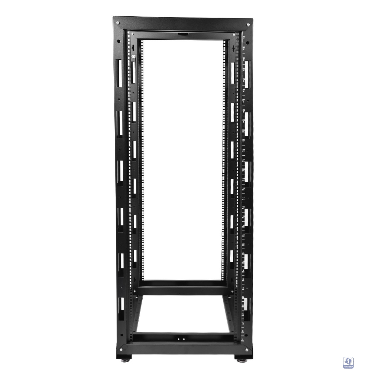 ЦМО Стойка телекоммуникационная универсальная 24U двухрамная,цвет черный (СТК-24.2-9005) (в одной коробке)