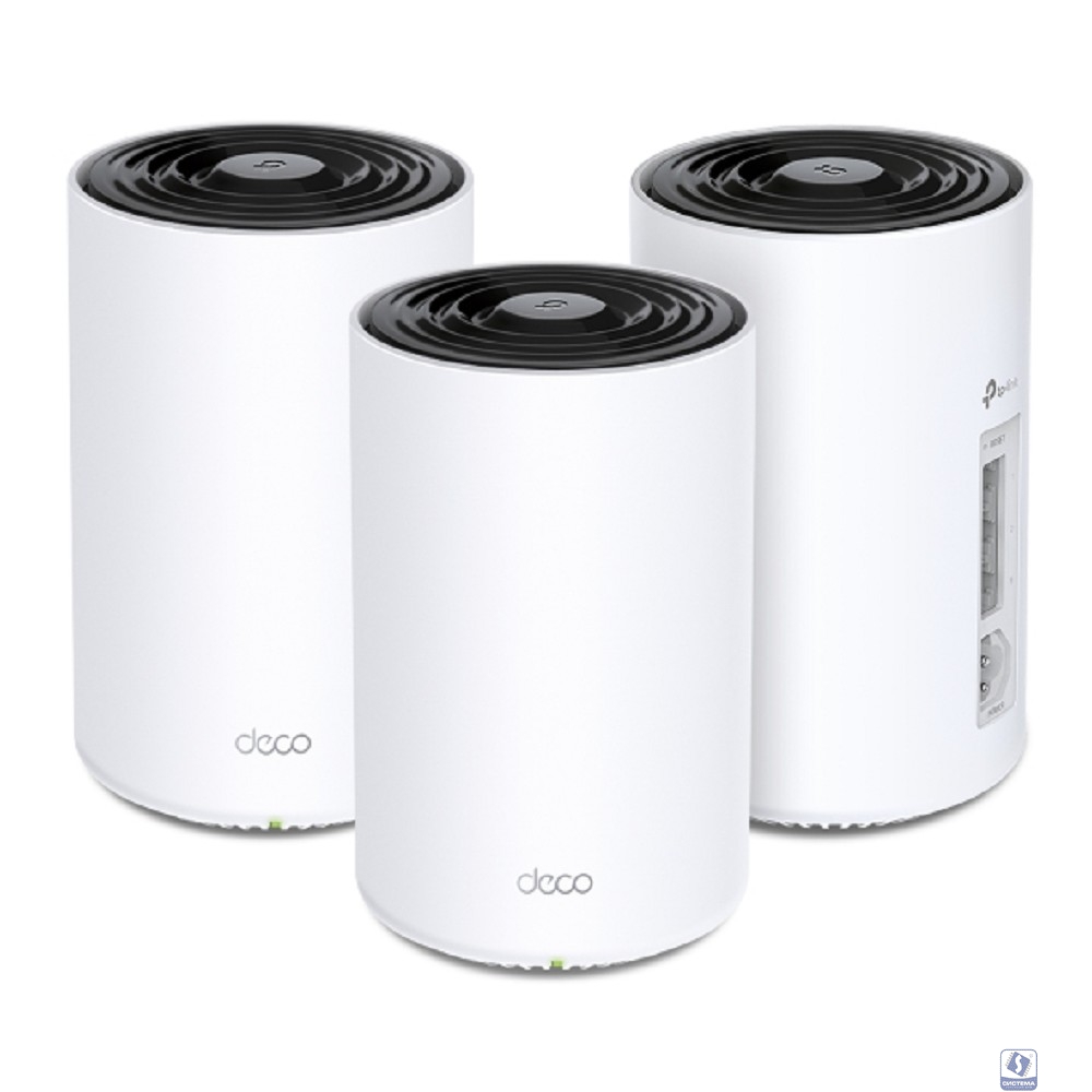 TP-Link Deco PX50(3-pack) AX3000 Домашняя Mesh-система Wi-Fi 6 с поддержкой Powerline G1500