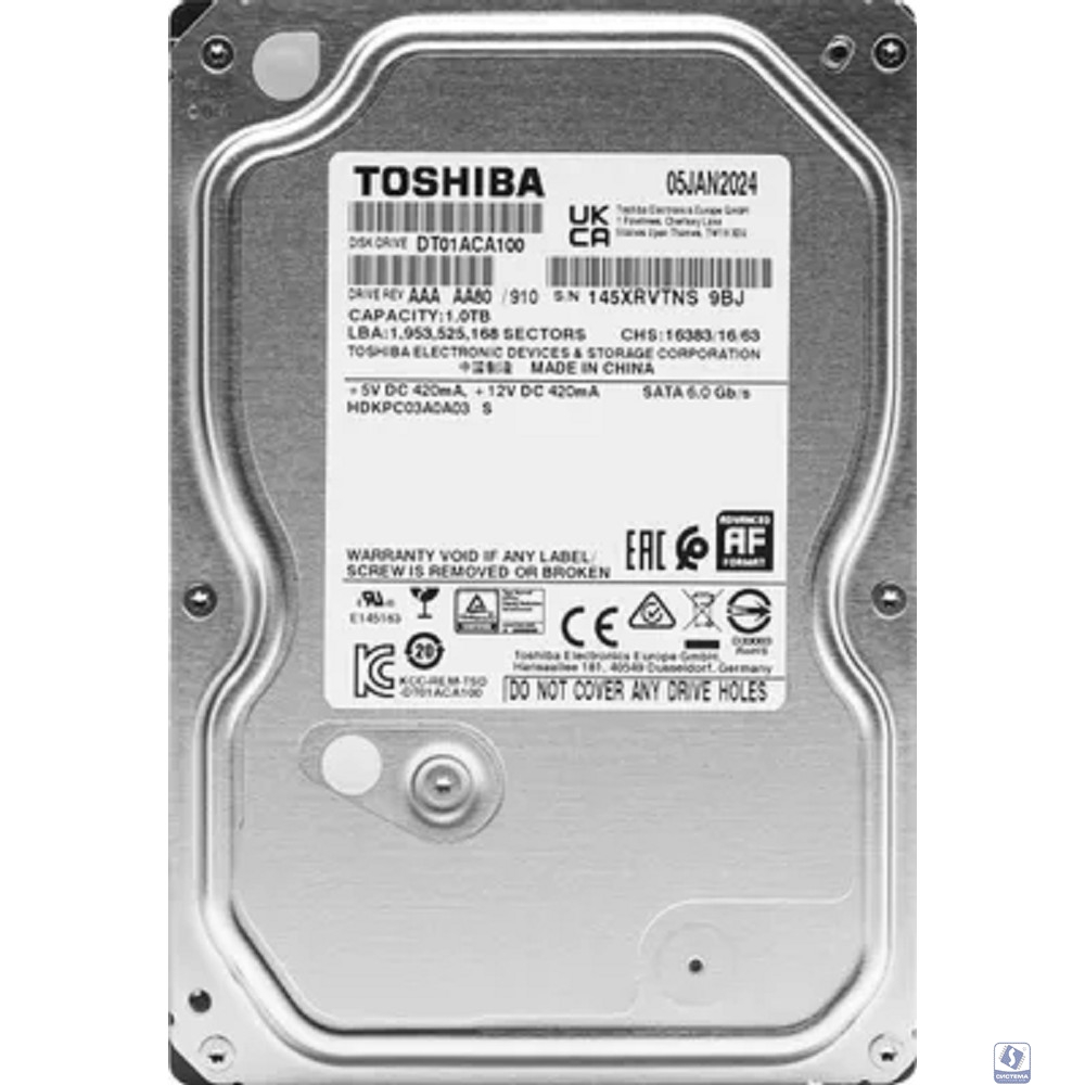 1TB Toshiba (DT01ACA100)  