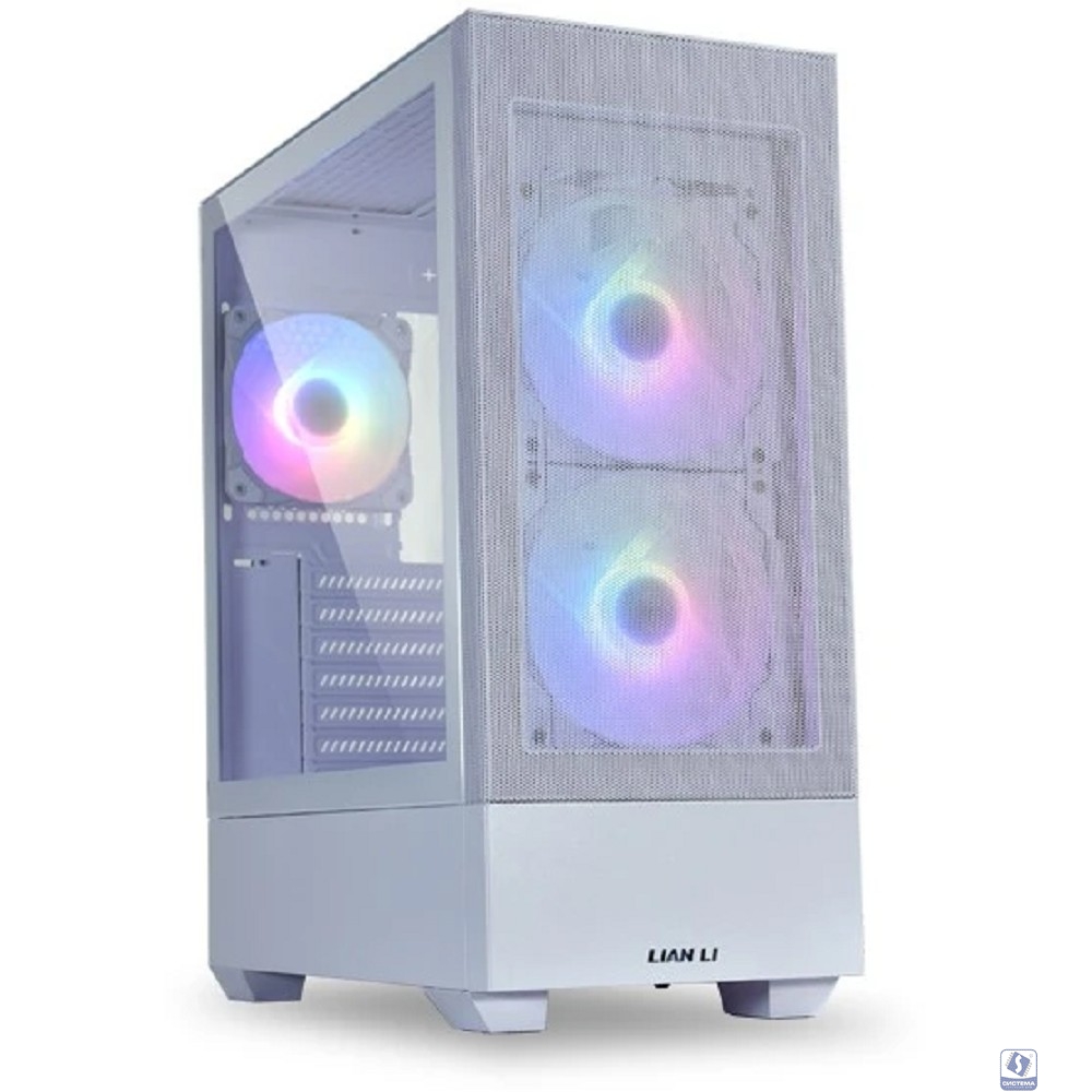 Корпус Lian Li Lancool 205M Mesh / White / mATX, TG / 2x 140mm ARGB fans inc. / G99.OE744MS.10R