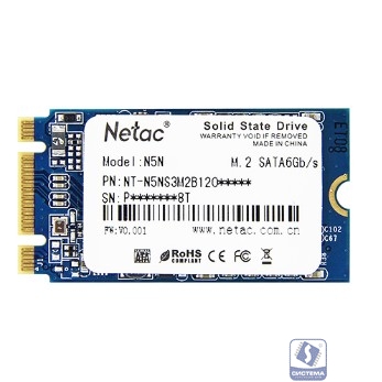 Накопитель SSD Netac mSata N5M 512GB NT01N5M-512G-M3X TLC