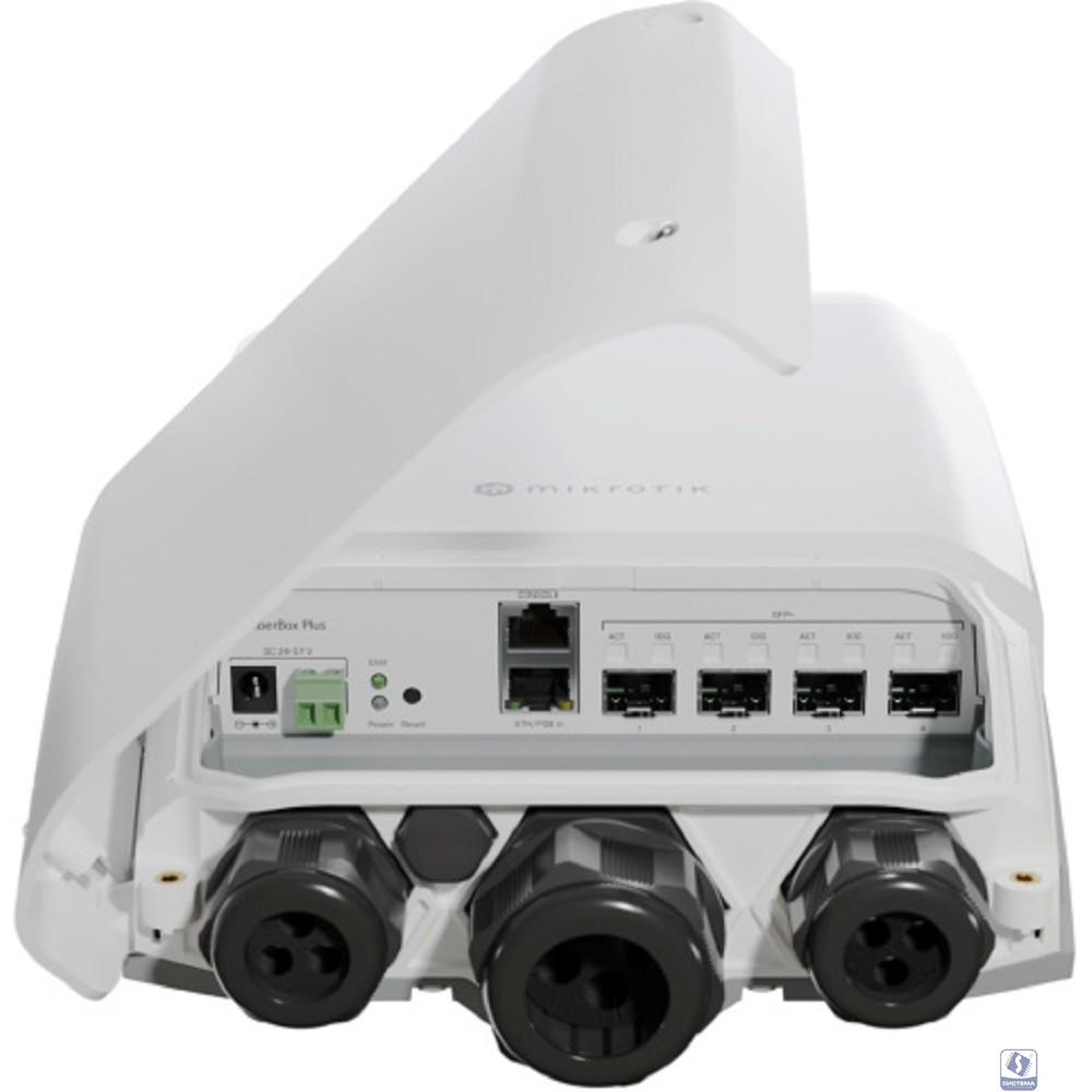 MikroTik CRS305-1G-4S+OUT Коммутатор управляемый, FiberBox Plus, 1*1Gbit RJ45, 4*SFP+, outdoor case