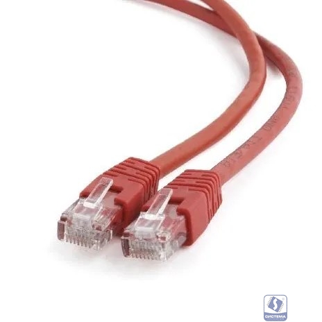 Cablexpert Патч-корд UTP PP6U-1M/R кат.6, 1м, литой, многожильный (красный)