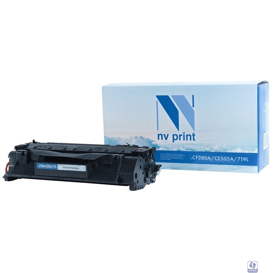 NVPrint CF280A/CE505A/719L Картридж для принтеров HP LJ Pro 400 M401D Pro,  M425 Pro,400 M425DW Pro,P2035/ P2035n/ P2055/  Canon LBP-6300dn/ LBP-6650dn/ MF5840dn/ MF5880dn (2700)