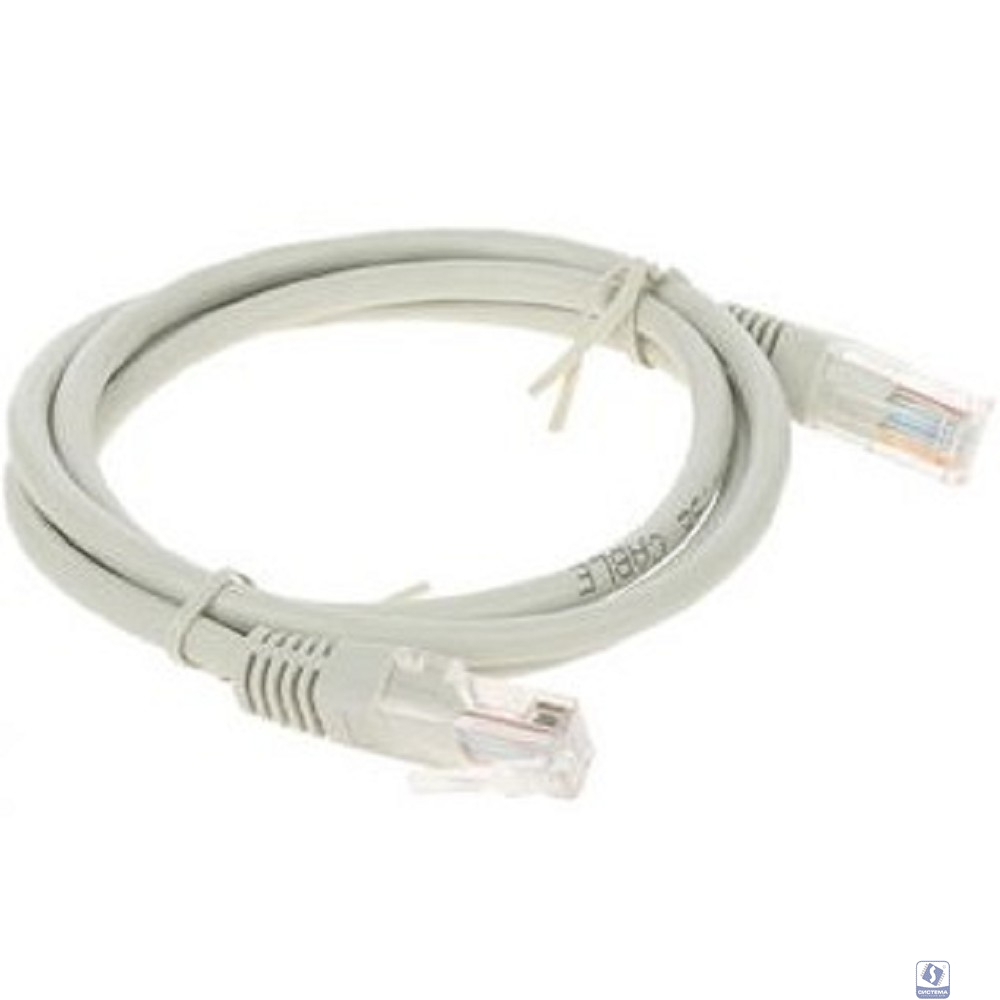Cablexpert Патч-корд медный UTP PP10-1M кат.5, 1м, литой, многожильный (серый)