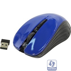 Oklick 545MW черный/синий оптическая (1600dpi) беспроводная USB (4but) TM-5500 BLUE [368630]