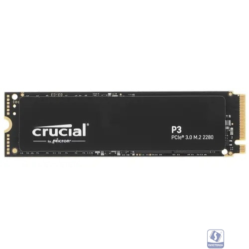 SSD 2Tb Crucial P3 3D NAND M2 PCIe NVMe R3500Mb/s W3000MB/s CT2000P3SSD8